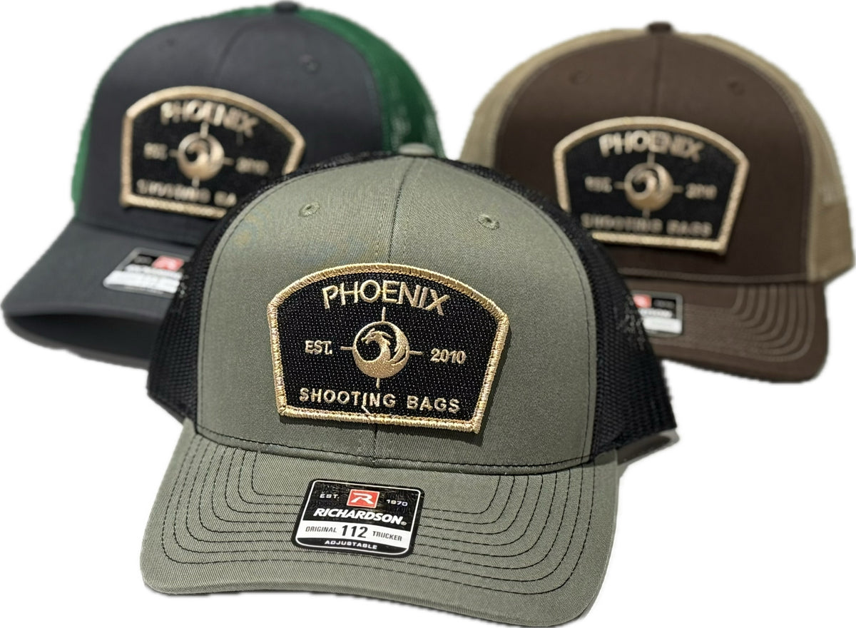 NEW PATCH HATS – Phoenix Shooting Bags